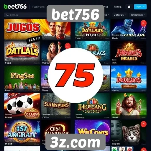 Opções de jogos disponíveis na plataforma bet756