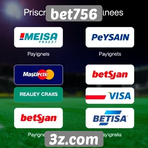 Métodos de pagamento aceitos pelo site bet756